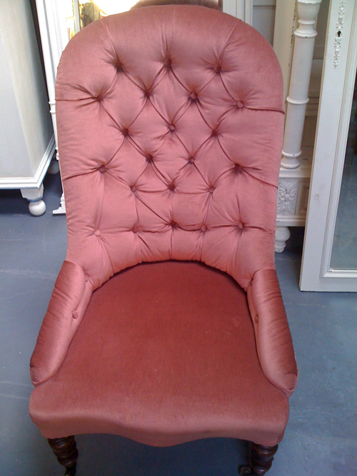 antique nursing chair